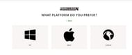 Platforms on computers
